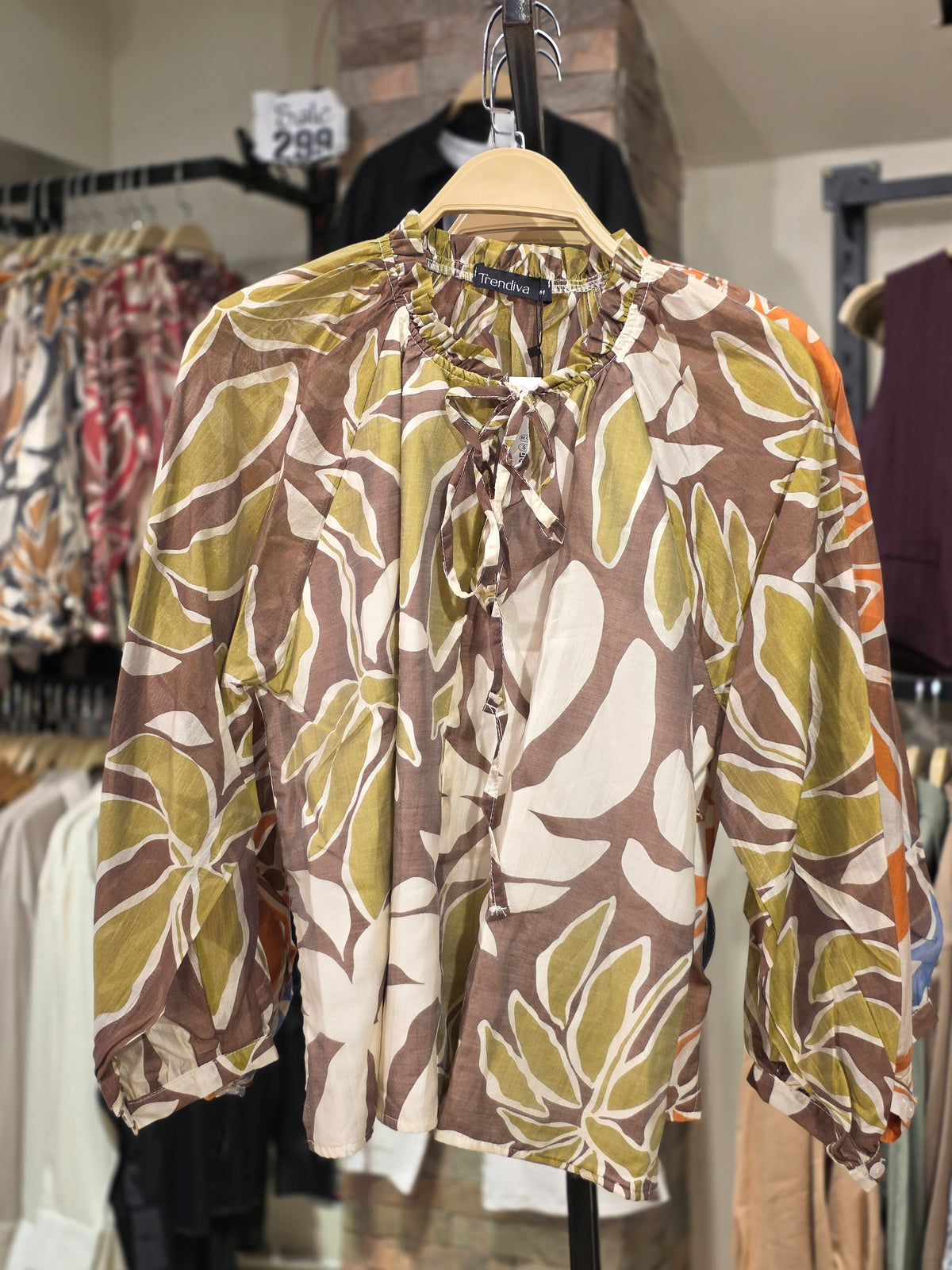 Flowered Blouse