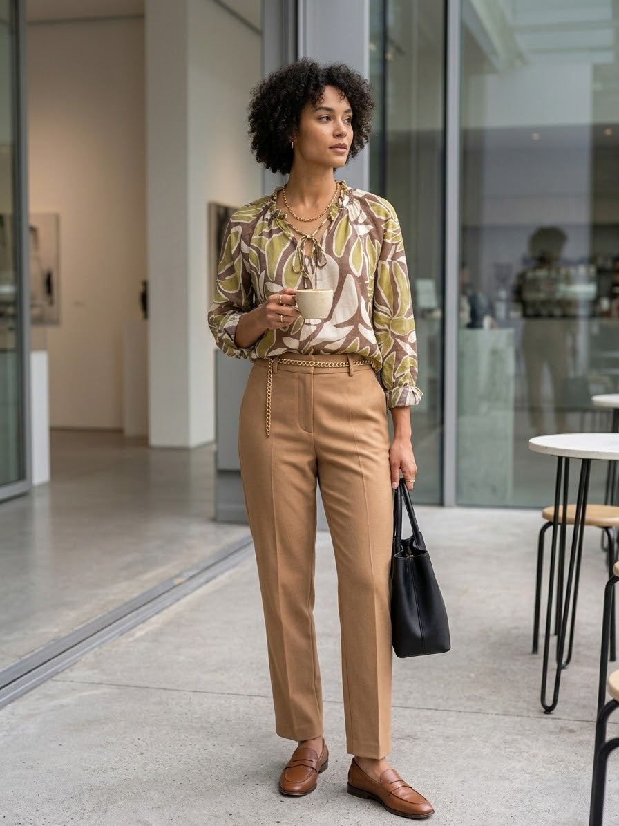 Flowered Blouse